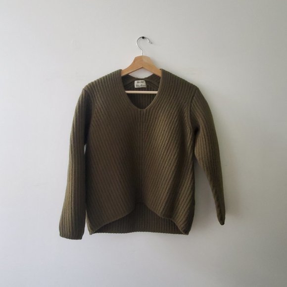 Acne Deborah 100% Wool Sweater, XXS - Picture 1 of 4
